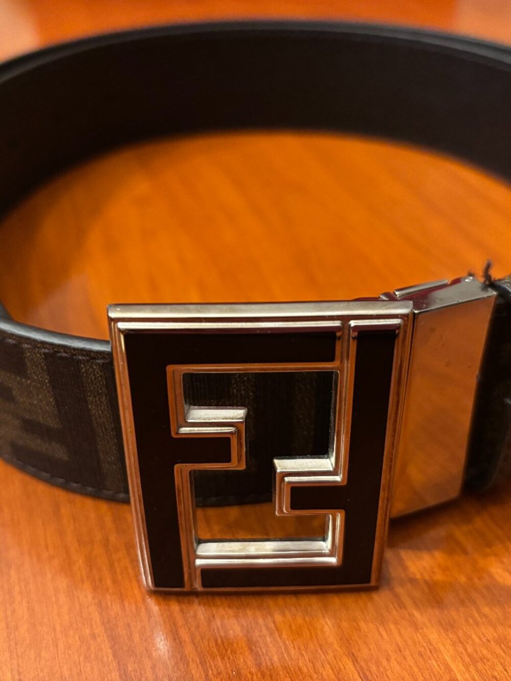 Men's Fendi FF Reversible Belt